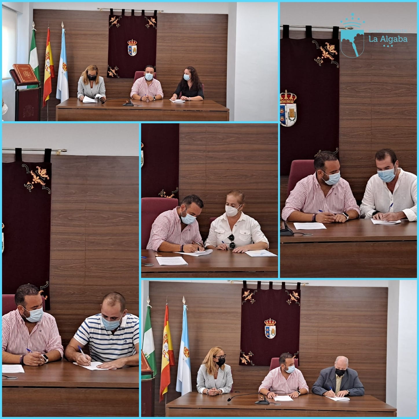 Firma de convenios con entidades locales